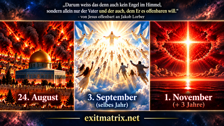 Kreuze am Himmel, eine Korrektur – Neustart 2032